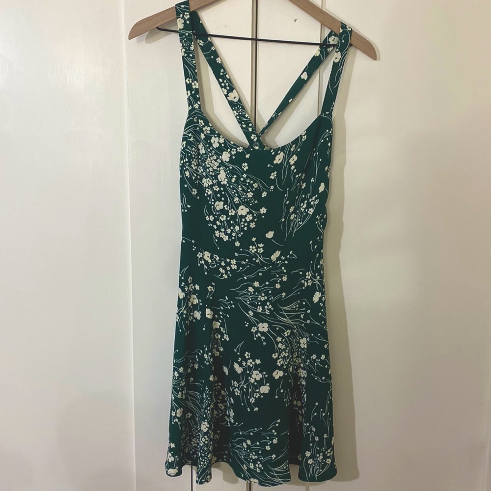 Green Reformation Dress, Size 6